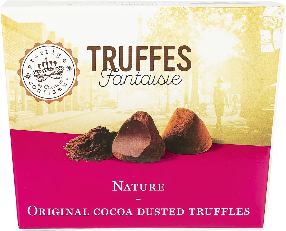 Конфеты Chocmod Truffettes Fantaisie Nature шоколадные, трюфели, 160 г